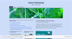 Desktop Screenshot of kabarpalembang.wordpress.com