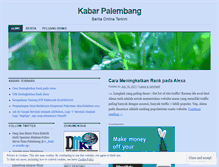 Tablet Screenshot of kabarpalembang.wordpress.com