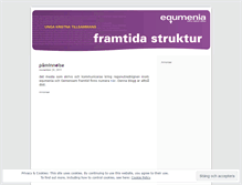 Tablet Screenshot of equmeniastruktur.wordpress.com