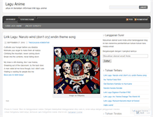 Tablet Screenshot of laguanime.wordpress.com