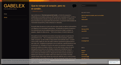Desktop Screenshot of gabelex.wordpress.com