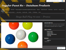 Tablet Screenshot of jugglerpunctro.wordpress.com