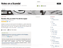 Tablet Screenshot of notesonascandal.wordpress.com
