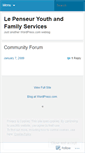 Mobile Screenshot of lepenseur1.wordpress.com