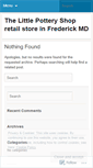 Mobile Screenshot of littlepotteryshop.wordpress.com