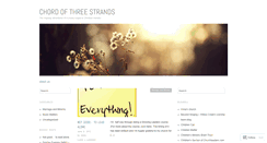 Desktop Screenshot of chordofthreestrands.wordpress.com