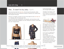 Tablet Screenshot of lisenblog.wordpress.com