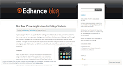 Desktop Screenshot of edhance.wordpress.com