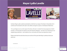 Tablet Screenshot of lydialavelle.wordpress.com