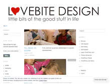 Tablet Screenshot of lovebitedesign.wordpress.com