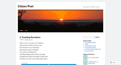Desktop Screenshot of citizenpoet.wordpress.com