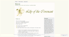 Desktop Screenshot of lilyofthecovenant.wordpress.com