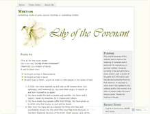 Tablet Screenshot of lilyofthecovenant.wordpress.com