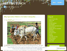 Tablet Screenshot of meetinglunch.wordpress.com
