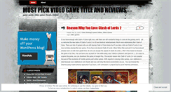 Desktop Screenshot of gameshoots.wordpress.com