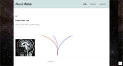 Desktop Screenshot of alisonmattek.wordpress.com