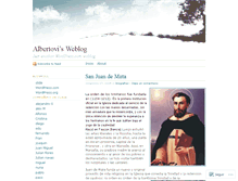 Tablet Screenshot of albertovi.wordpress.com