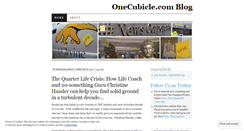 Desktop Screenshot of onecubicle.wordpress.com