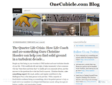 Tablet Screenshot of onecubicle.wordpress.com