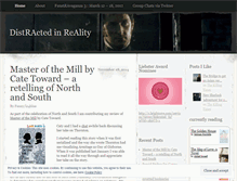 Tablet Screenshot of distractedinreality.wordpress.com