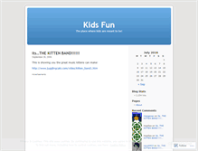 Tablet Screenshot of kidsgames.wordpress.com