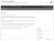 Tablet Screenshot of morriscountypolitics.wordpress.com