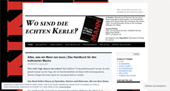 Desktop Screenshot of ganzekerle.wordpress.com