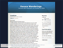 Tablet Screenshot of oaxacadoc.wordpress.com