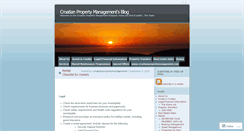 Desktop Screenshot of cropropman.wordpress.com