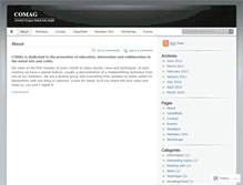 Tablet Screenshot of cometalartsguild.wordpress.com