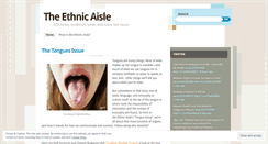 Desktop Screenshot of ethnicaisle.wordpress.com