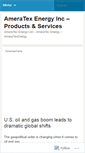 Mobile Screenshot of ameratexenergyinc.wordpress.com