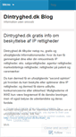 Mobile Screenshot of dintryghed.wordpress.com