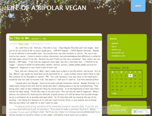 Tablet Screenshot of bipolarvegan.wordpress.com