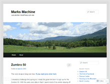 Tablet Screenshot of marksmachine.wordpress.com