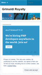 Mobile Screenshot of grimaldi.wordpress.com