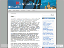 Tablet Screenshot of grimaldi.wordpress.com