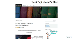 Desktop Screenshot of danipujiutomo.wordpress.com