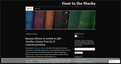 Desktop Screenshot of goatinthestacks.wordpress.com