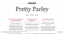 Desktop Screenshot of prettyparley.wordpress.com