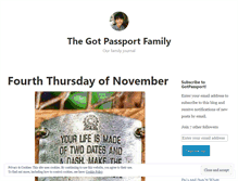 Tablet Screenshot of gotpassport.wordpress.com