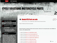 Tablet Screenshot of motorcycledepot.wordpress.com