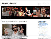 Tablet Screenshot of dudedaddaily.wordpress.com