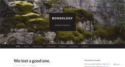 Desktop Screenshot of bonsology.wordpress.com