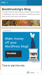 Mobile Screenshot of booktrucking.wordpress.com
