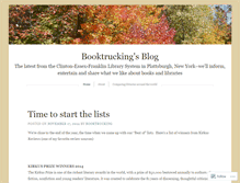 Tablet Screenshot of booktrucking.wordpress.com