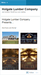 Mobile Screenshot of holgatelumber.wordpress.com