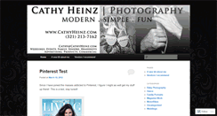 Desktop Screenshot of cathyheinzphotography.wordpress.com