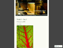 Tablet Screenshot of chefstudioschool.wordpress.com