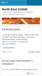 Mobile Screenshot of northeastceilidh.wordpress.com